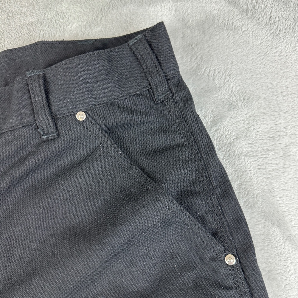 Carhartt Rework Double Knee Black Shorts Men's Size 32 W REFER TO MEASUREMENTS - Picture 13 of 15